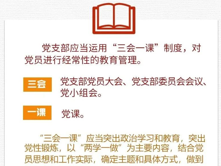 党建课堂 | 第2期： 什么是“三会